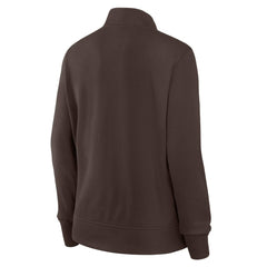 Cleveland Browns Logo Athletic Women's Velocity Quarter-Zip Jacket | NFL Near me