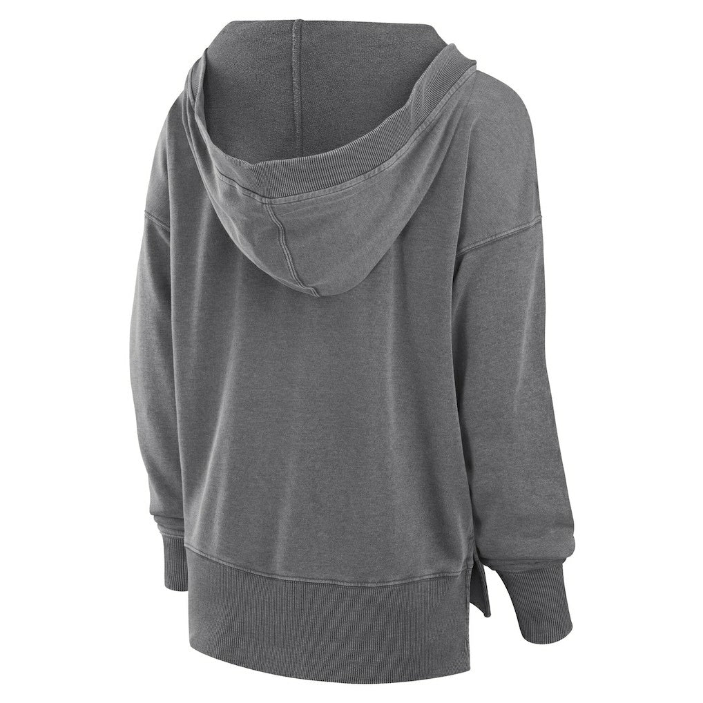 Cincinnati Bengals Women's Initiative Snow Wash French Terry V-Neck Pullover Hoodie | NFL Online