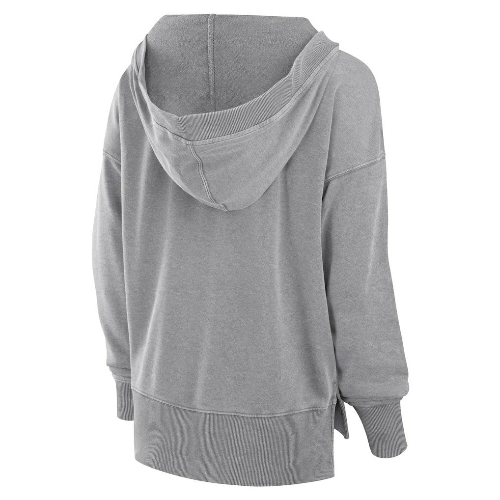 Cleveland Browns Women's Initiative Snow Wash French Terry V-Neck Pullover Hoodie | NFL Hot