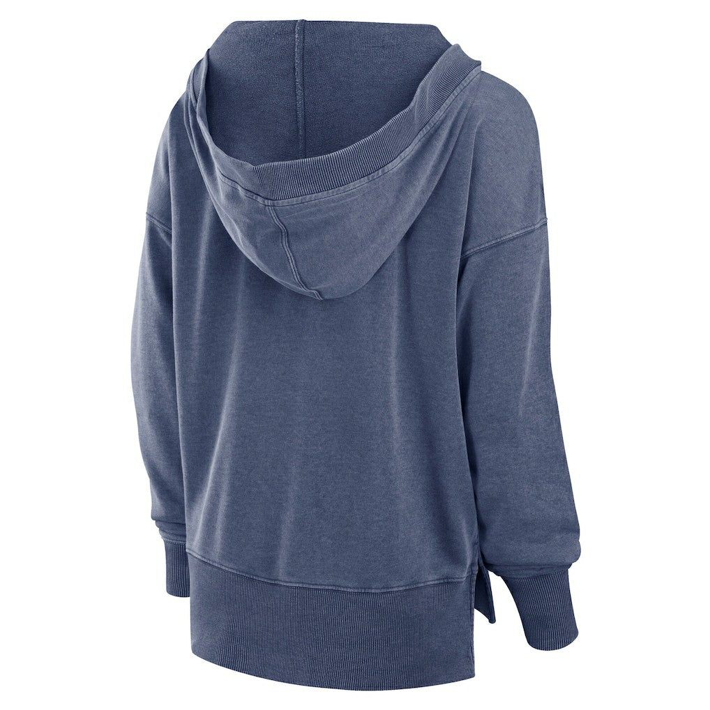 Seattle Seahawks Women's Initiative Snow Wash French Terry V-Neck Pullover Hoodie | NFL Hot