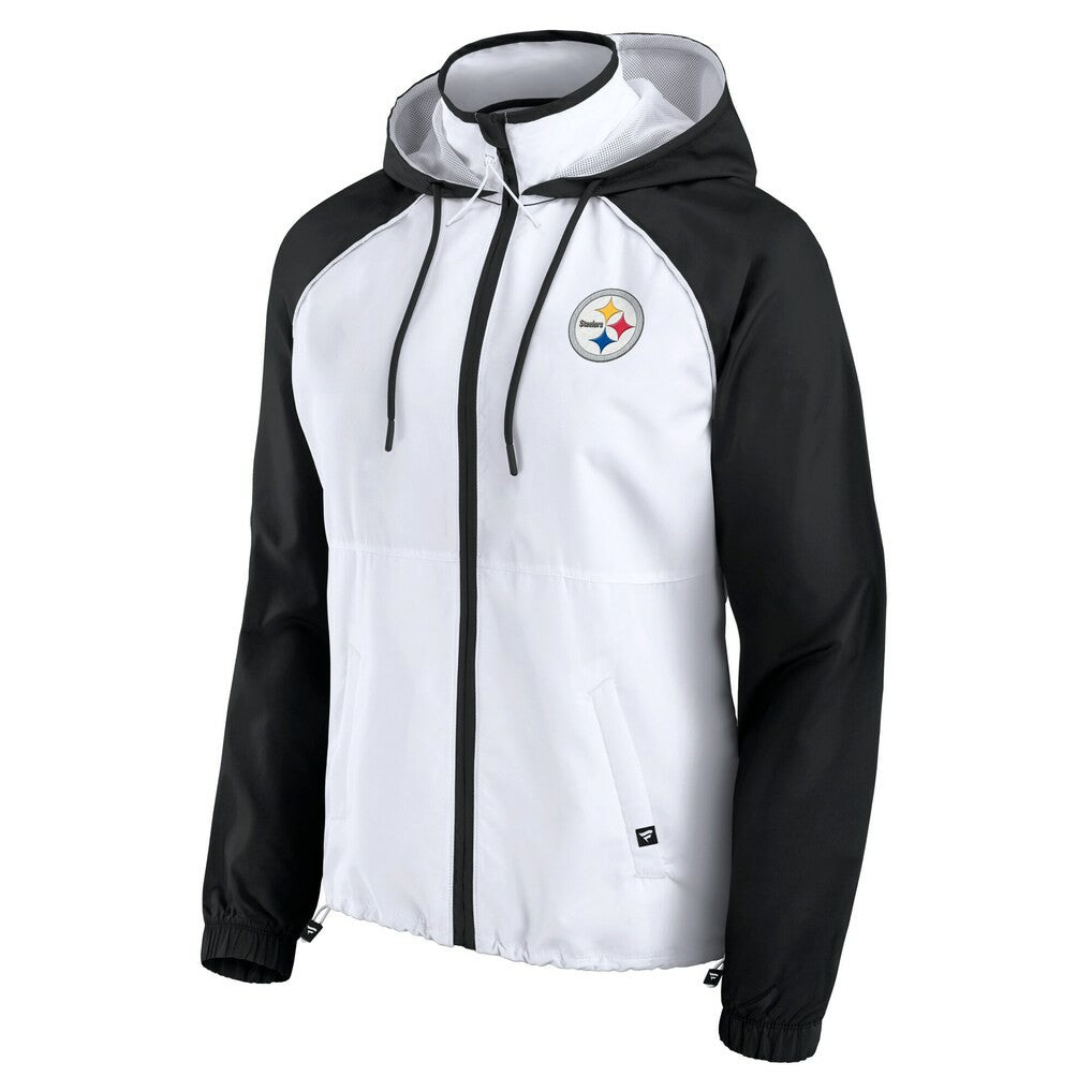 Pittsburgh Steelers Women's Full-Zip Anorak Hoodie Jacket | NFL Discount