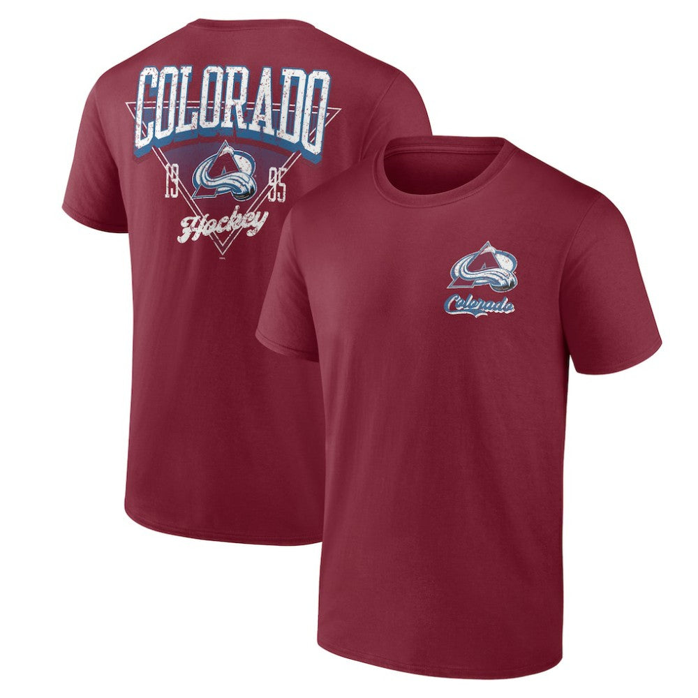 Colorado Avalanche Logo Athletic Never Over T-Shirt -  NHL T-shirts