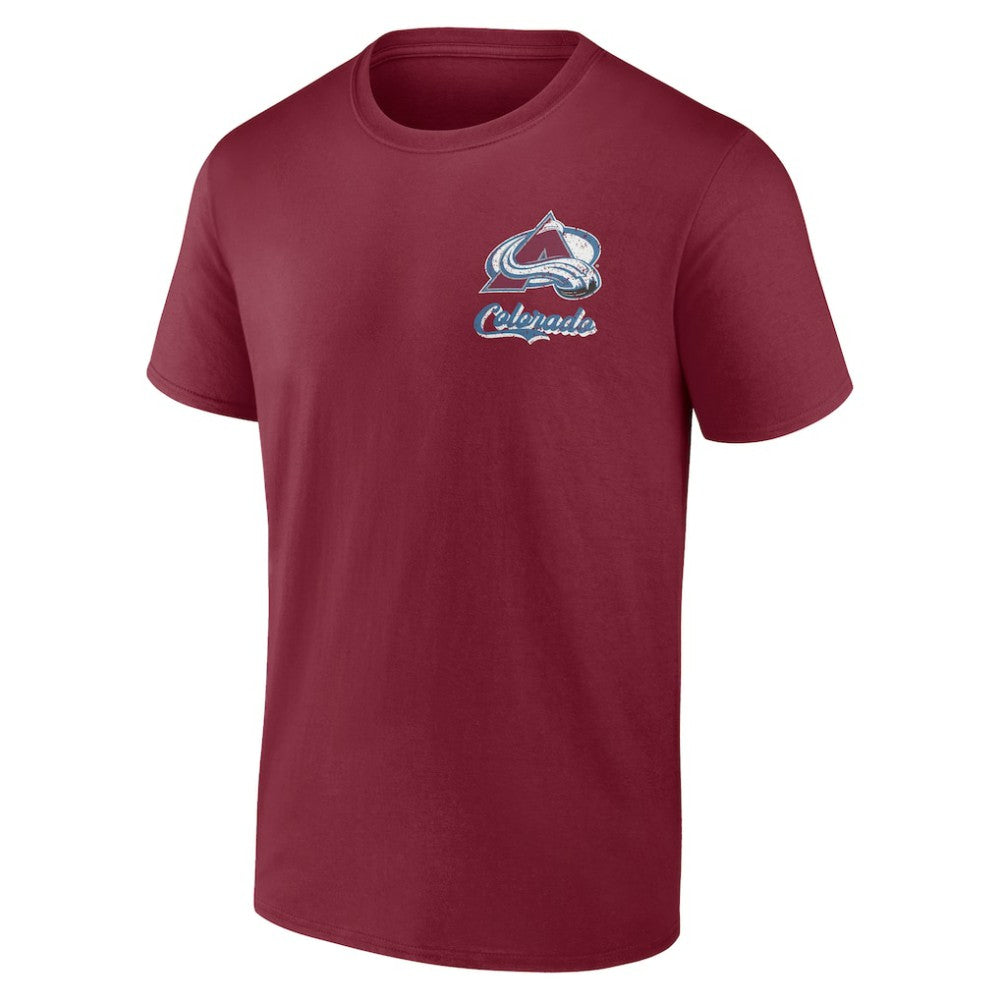 Colorado Avalanche Logo Athletic Never Over T-Shirt -  NHL T-shirts