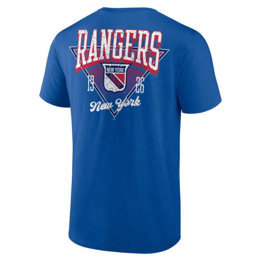 New York Rangers Logo Athletic Never Over T-Shirt -  NHL T-shirts