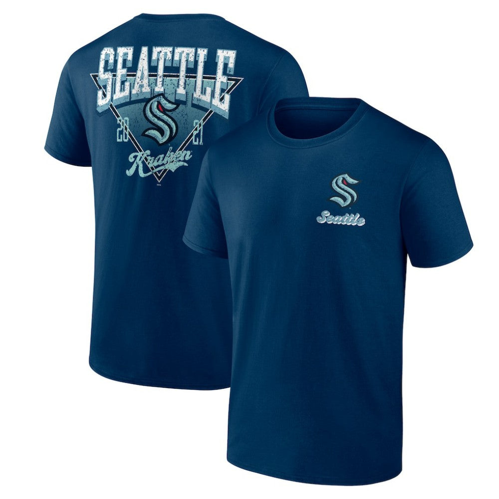 Seattle Kraken Logo Athletic Never Over T-Shirt -  NHL T-shirts