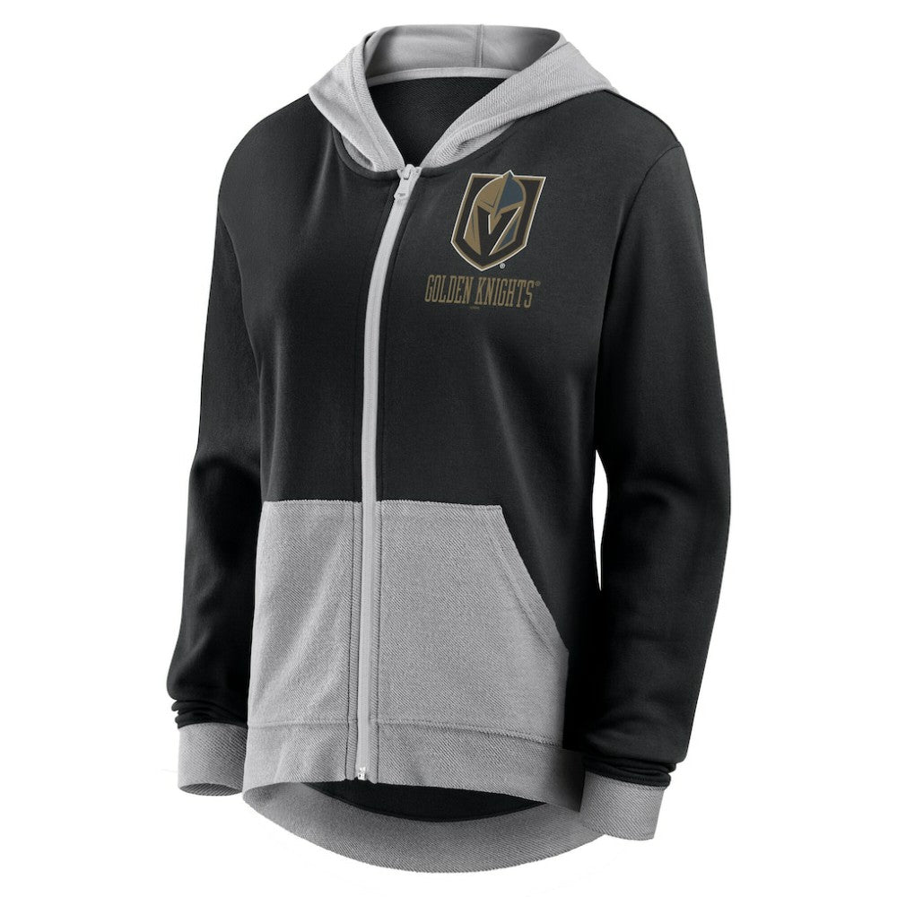 Vegas Golden Knights Logo Athletic Women's Hit It French Terry Full-Zip Hoodie -  NHL Hoodies