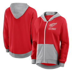Detroit Red Wings Logo Athletic Women's Hit It French Terry Full-Zip Hoodie -  NHL Hoodies
