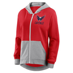 Washington Capitals Logo Athletic Women's Hit It French Terry Full-Zip Hoodie -  NHL Hoodies