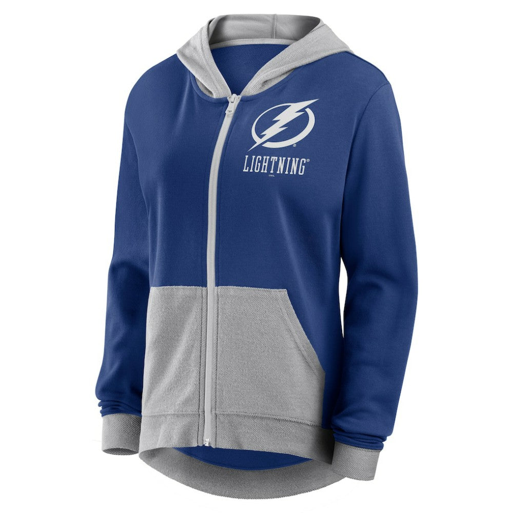 Tampa Bay Lightning Logo Athletic Women's Hit It French Terry Full-Zip Hoodie -  NHL Hoodies