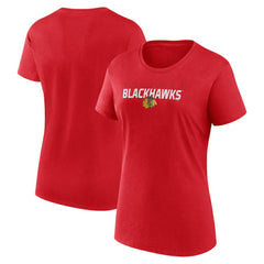 Chicago Blackhawks Logo Athletic Women's Launch Scoop Neck T-Shirt -  NHL T-shirts