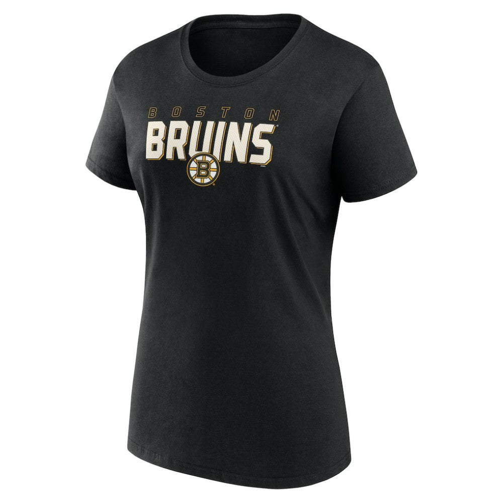Boston Bruins Logo Athletic Women's Launch Scoop Neck T-Shirt -  NHL T-shirts