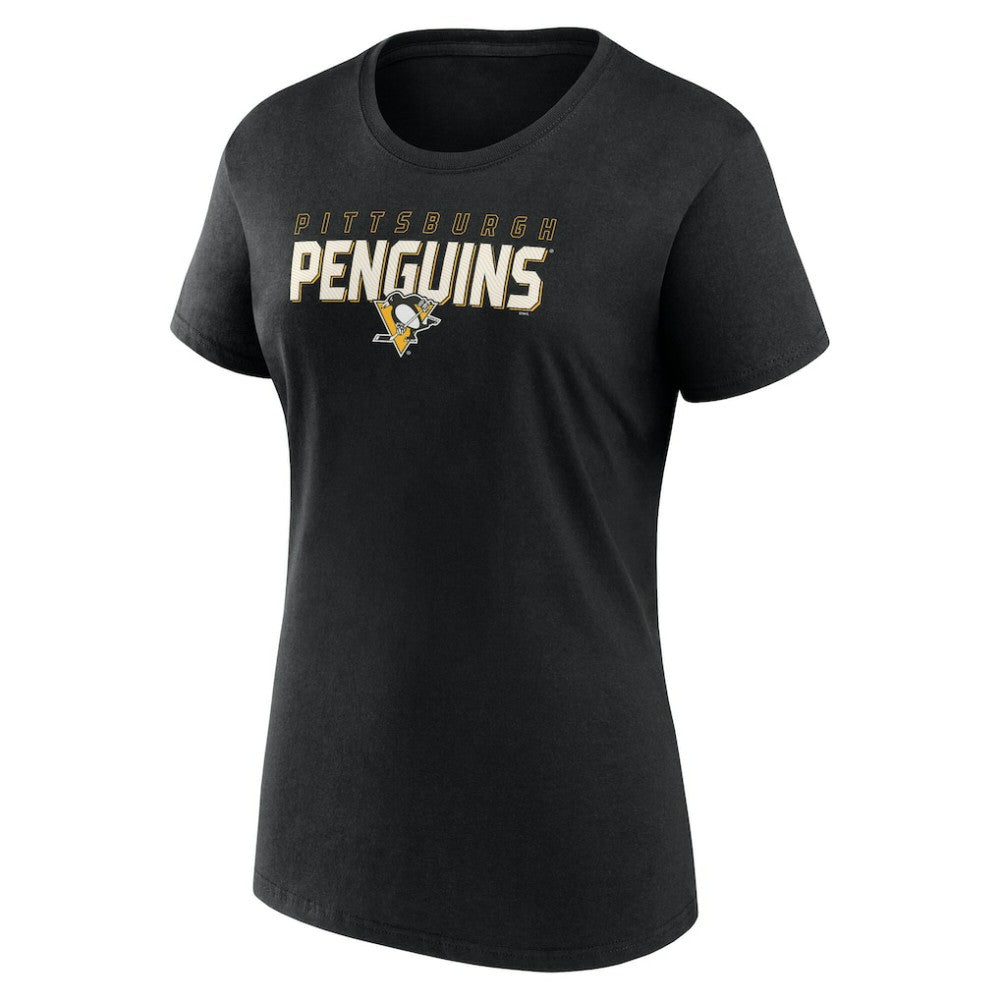 Pittsburgh Penguins Logo Athletic Women's Launch Scoop Neck T-Shirt -  NHL T-shirts