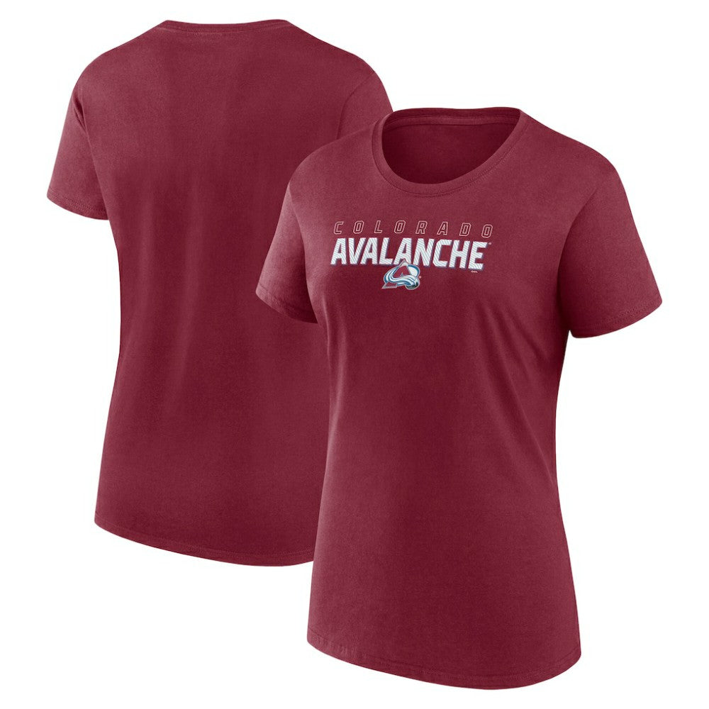 Colorado Avalanche Logo Athletic Women's Launch Scoop Neck T-Shirt -  NHL T-shirts