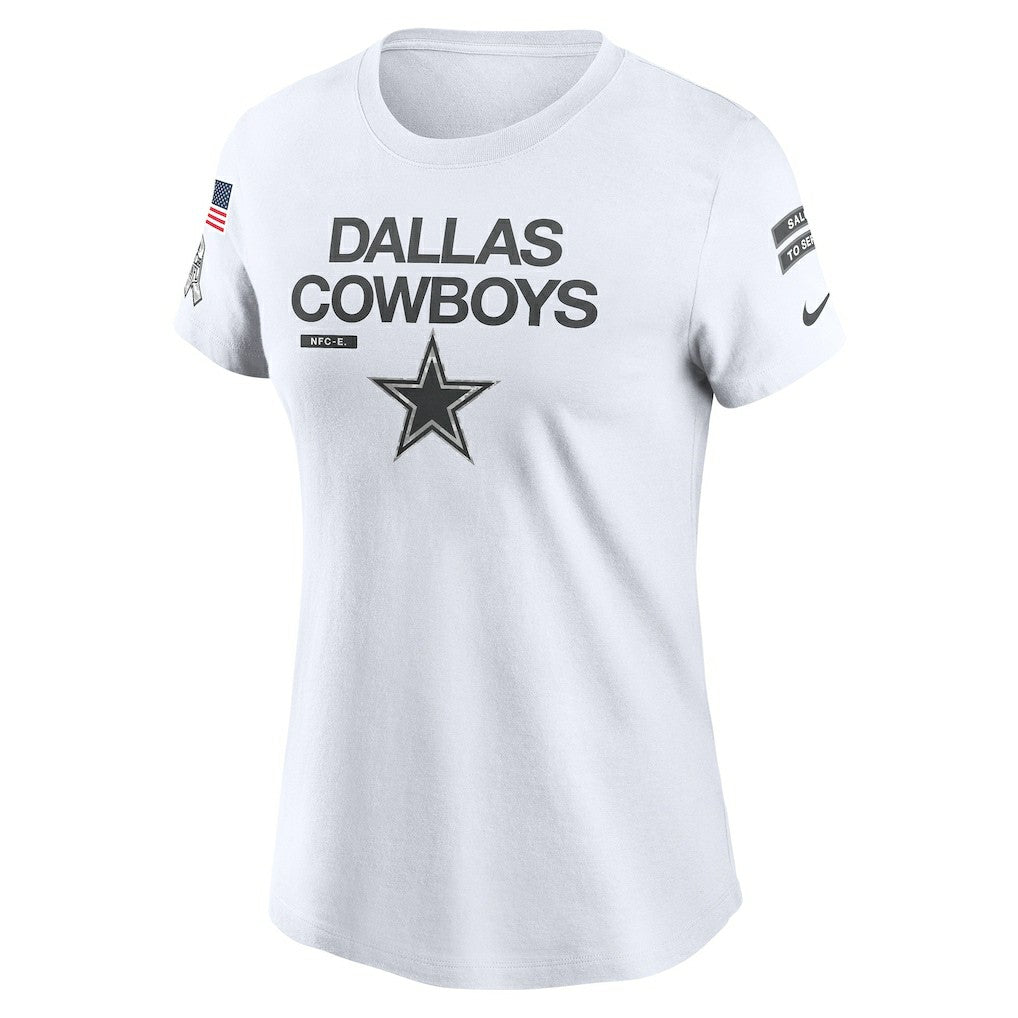 Dallas Cowboys Women's 2024 Salute To Service Legend Performance T-Shirt | NFL New