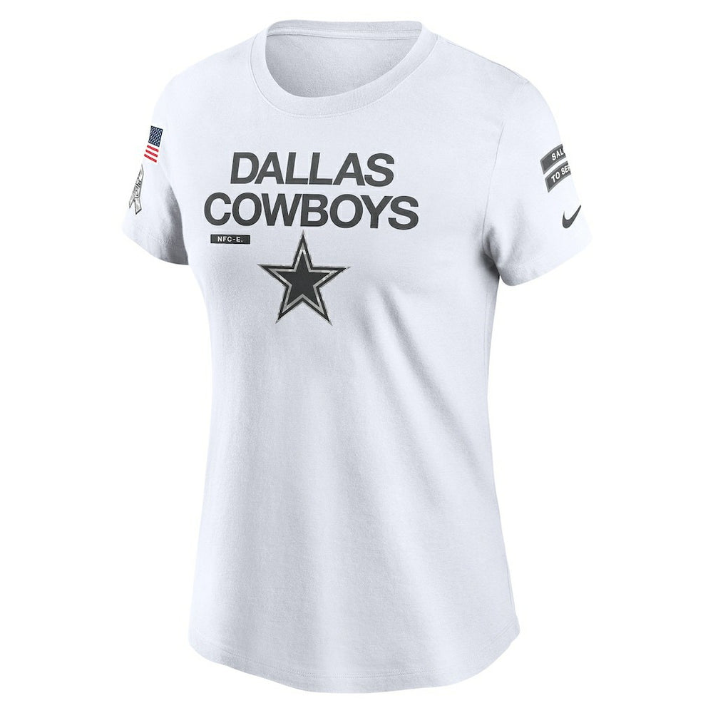 Dallas Cowboys Women's 2024 Salute To Service Legend Performance T-Shirt | NFL New