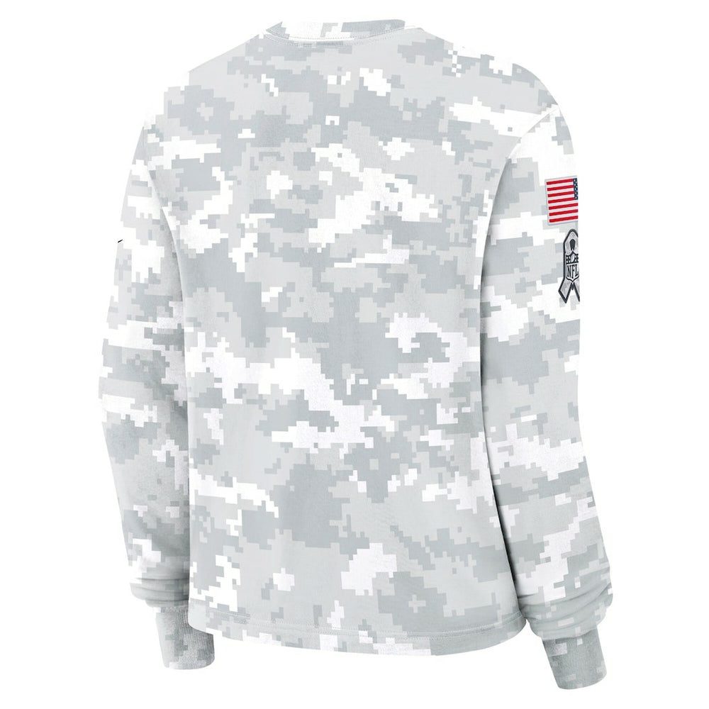 Cleveland Browns Women's 2024 Salute To Service Dri-FIT Long Sleeve T-Shirt | NFL On sale