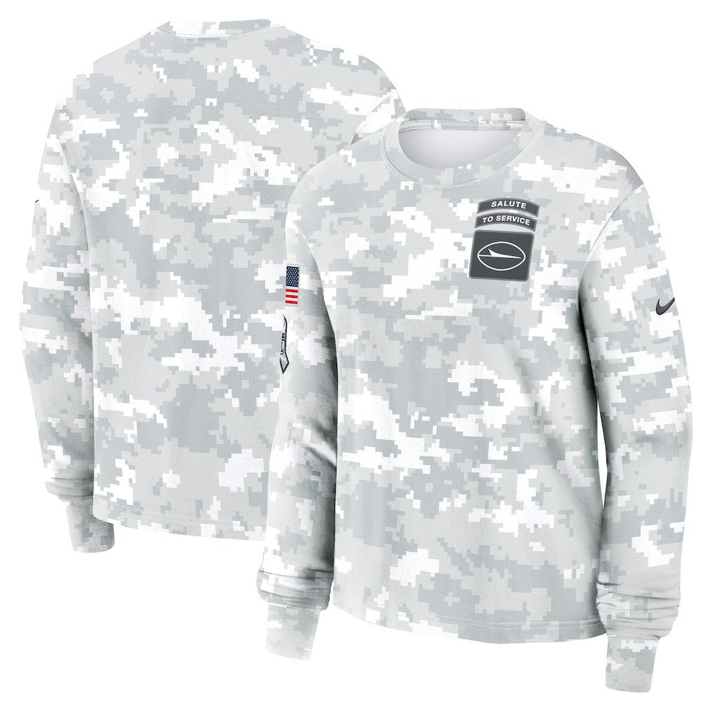 New York Jets Women's 2024 Salute To Service Dri-FIT Long Sleeve T-Shirt | NFL On sale