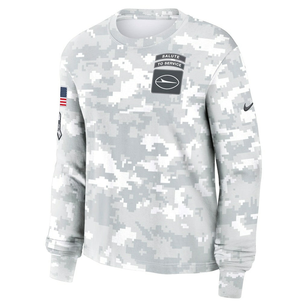 New York Jets Women's 2024 Salute To Service Dri-FIT Long Sleeve T-Shirt | NFL On sale