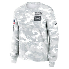 New York Jets Women's 2024 Salute To Service Dri-FIT Long Sleeve T-Shirt | NFL On sale