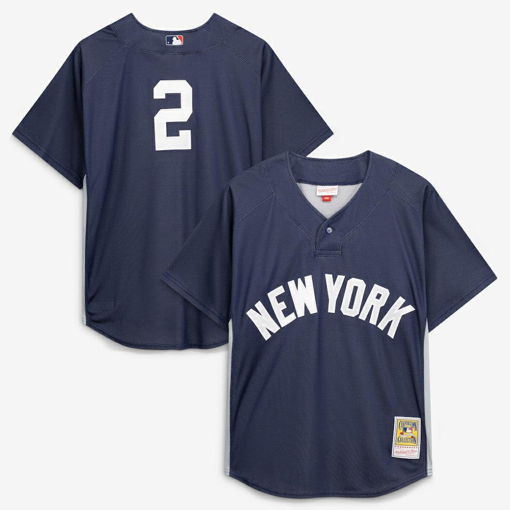 Derek Jeter New York Yankees Mitchell & Ness Authentic Batting Practice Jersey - MLB Jerseys