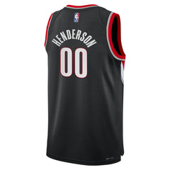 Black Scoot Henderson Portland Trail Blazers Youth Swingman Jersey | NBA