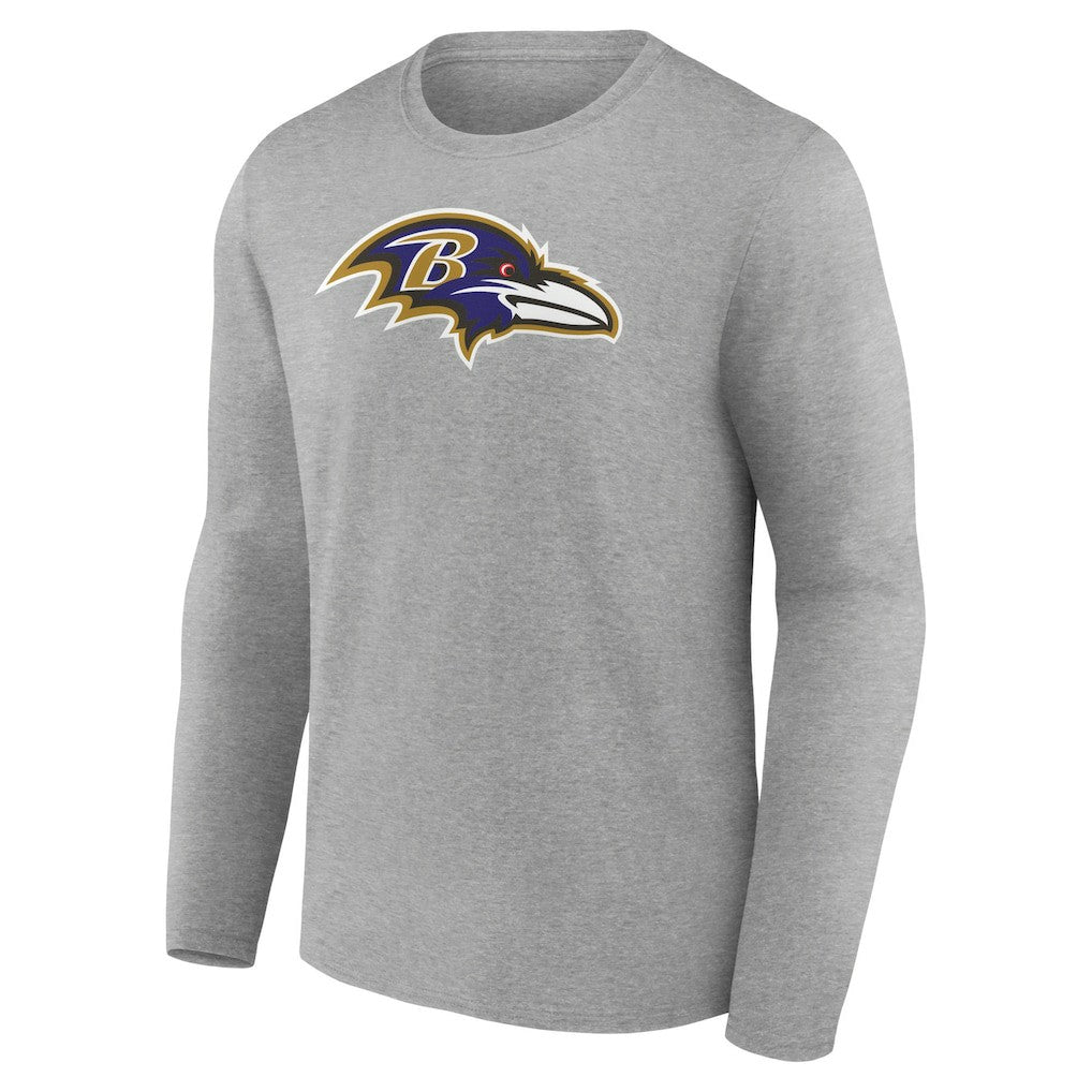 Baltimore Ravens Lamar Jackson  Icon Player Name & Number Long Sleeve T-Shirt | NFL Discount