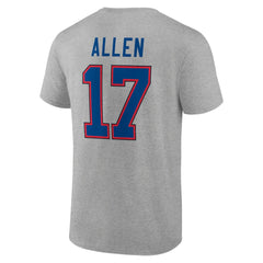 Buffalo Bills Josh Allen  Icon Player Name & Number T-Shirt | NFL US