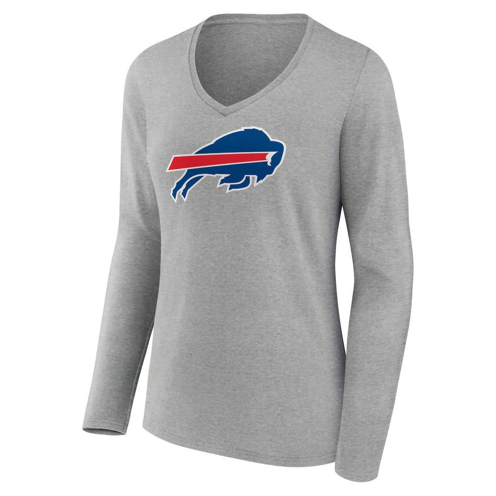 Buffalo Bills Josh Allen  Women's Icon Player Name & Number Long Sleeve V-Neck T-Shirt | NFL Near me