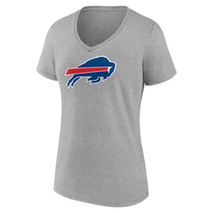 Buffalo Bills Josh Allen  Women's Icon Player Name & Number V-Neck T-Shirt | NFL US