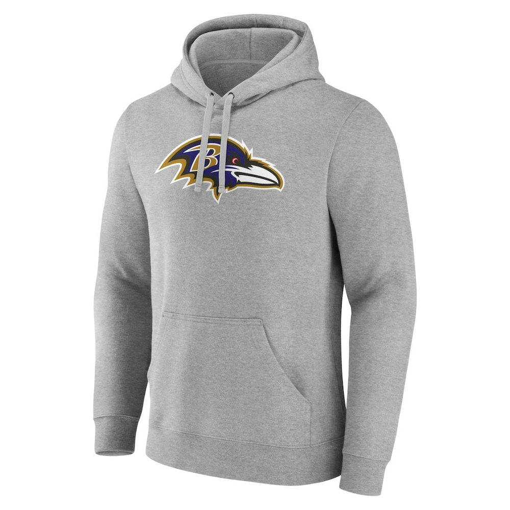 Baltimore Ravens Zay Flowers  Icon Player Name & Number Pullover Hoodie | NFL Outlet