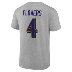 Baltimore Ravens Zay Flowers  Icon Player Name & Number T-Shirt | NFL US