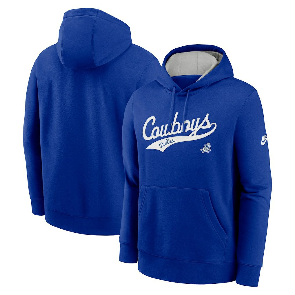 Dallas Cowboys Rewind Club Logo Pullover Hoodie | NFL Hot
