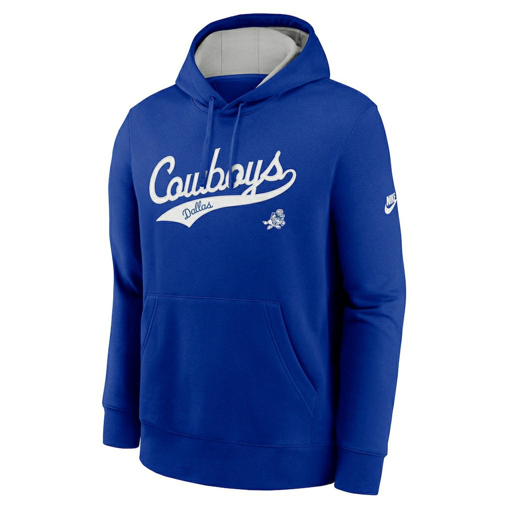 Dallas Cowboys Rewind Club Logo Pullover Hoodie | NFL Hot