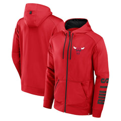 Red Chicago Bulls Baller Defender Performance Full-Zip Hoodie sale | NBA