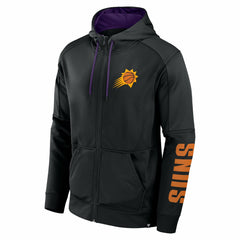 Black Phoenix Suns Baller Defender Performance Full-Zip Hoodie | NBA