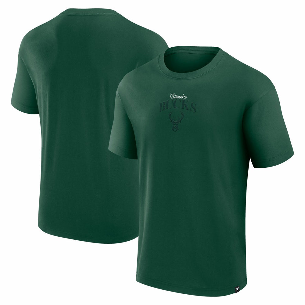 Hunter Green Milwaukee Bucks Crossover Collection Full Court Press T-Shirt | NBA