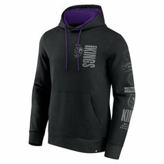 Black Sacramento Kings Game Time Crossover Pullover Hoodie | NBA