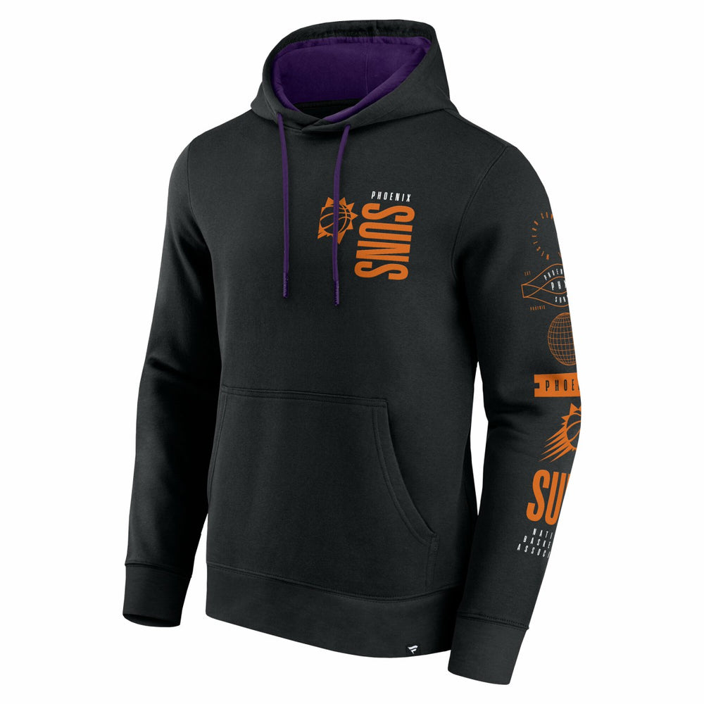 Black Phoenix Suns Game Time Crossover Pullover Hoodie | NBA