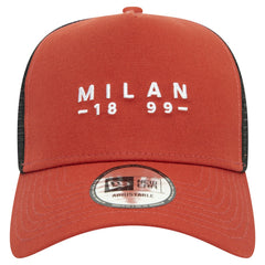 AC Milan New Era 9FORTY A-Frame Trucker Adjustable Hat