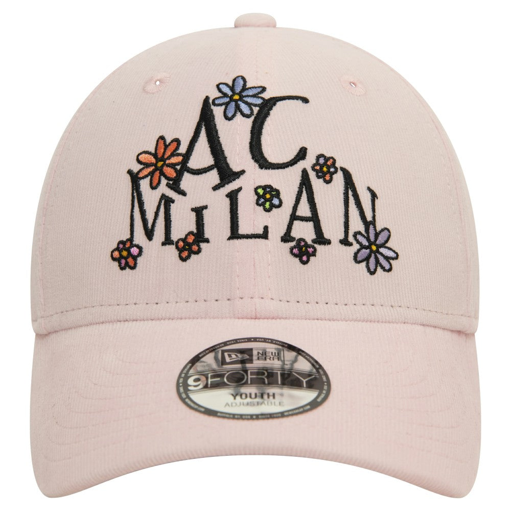 AC Milan New Era Youth Needle Corduroy 9FORTY Adjustable Hat