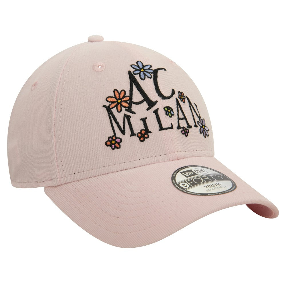 AC Milan New Era Youth Needle Corduroy 9FORTY Adjustable Hat