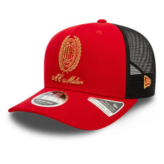 AC Milan New Era Heritage Gold Original Fit 9FIFTY Stretch-Snap Hat