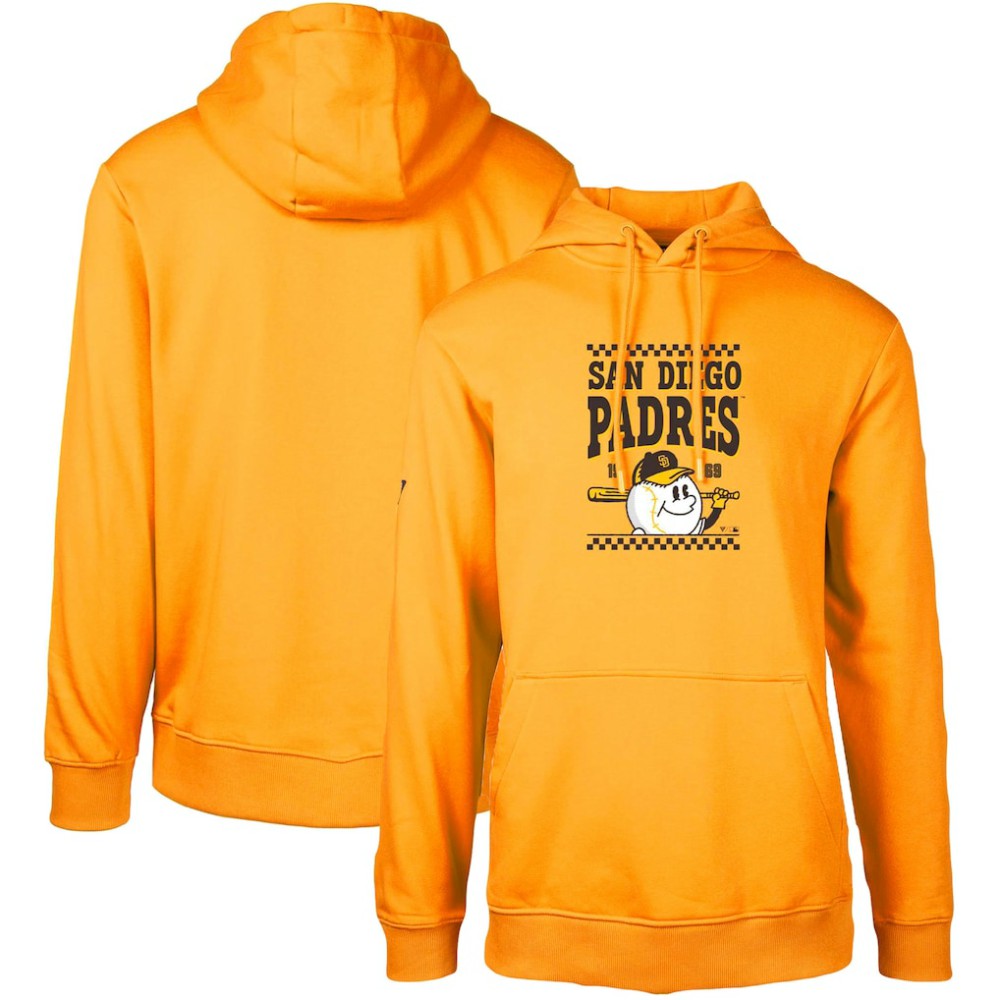 San Diego Padres Levelwear  Podium Inaugural Pullover Hoodie - MLB Hoodies