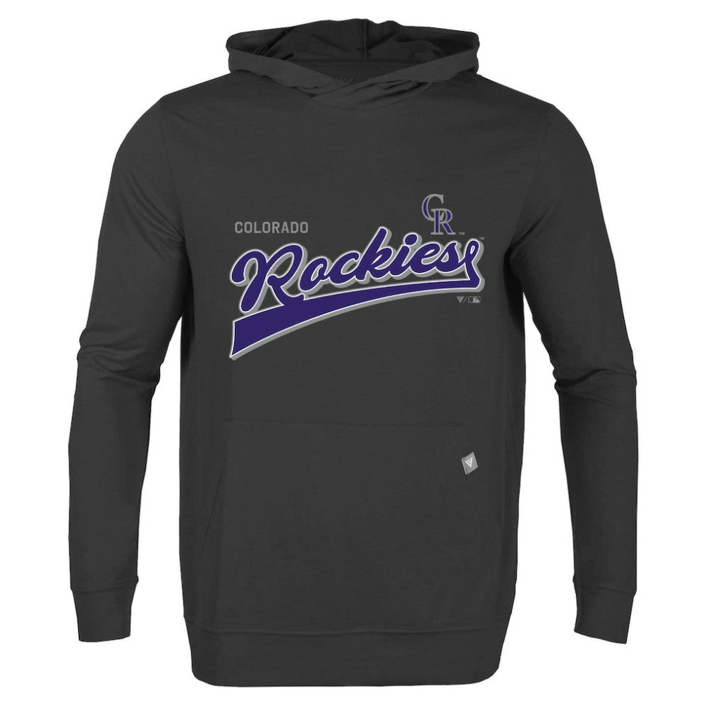 Colorado Rockies Levelwear  Relay 2.0 Retro Pullover Hoodie - MLB Hoodies