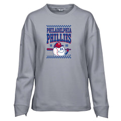 Philadelphia Phillies Levelwear Women's  Fiona Inaugural Pullover Sweatshirt - MLB Pullover