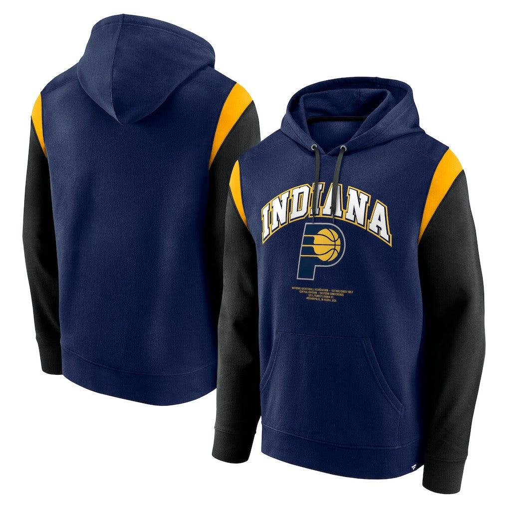 Navy Indiana Pacers Scorer Pullover Hoodie | NBA