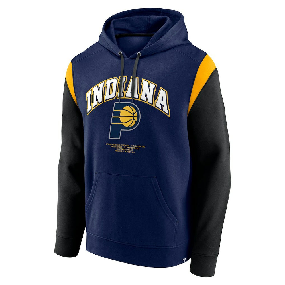 Navy Indiana Pacers Scorer Pullover Hoodie | NBA