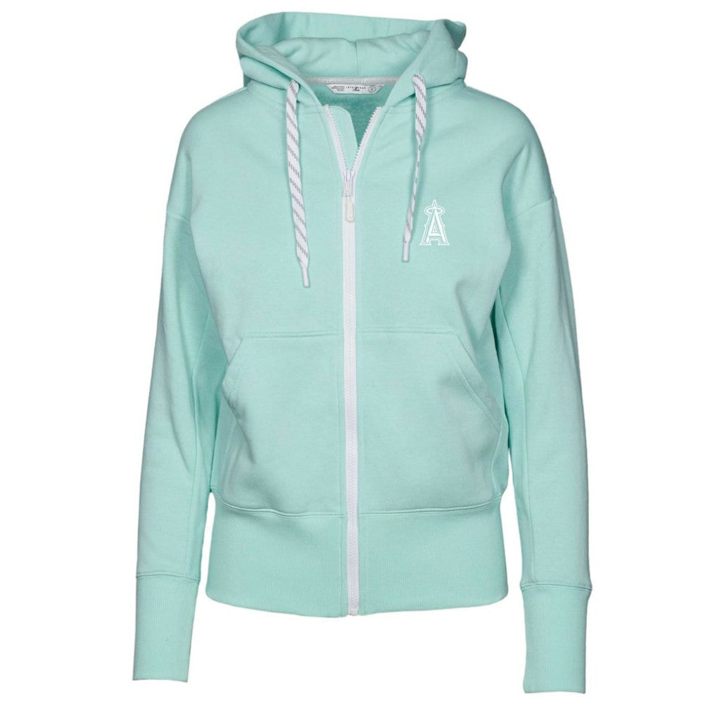 Los Angeles Angels Levelwear Women's  Gardinia Core Full-Zip Hoodie - MLB Hoodies