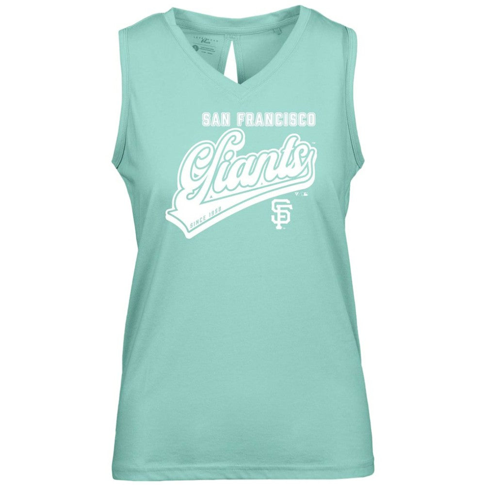 San Francisco Giants Levelwear Women's  Paisley Sweep V-Neck Tank Top - MLB Tanks