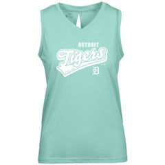 Detroit Tigers Levelwear Women's  Paisley Sweep V-Neck Tank Top - MLB Tanks